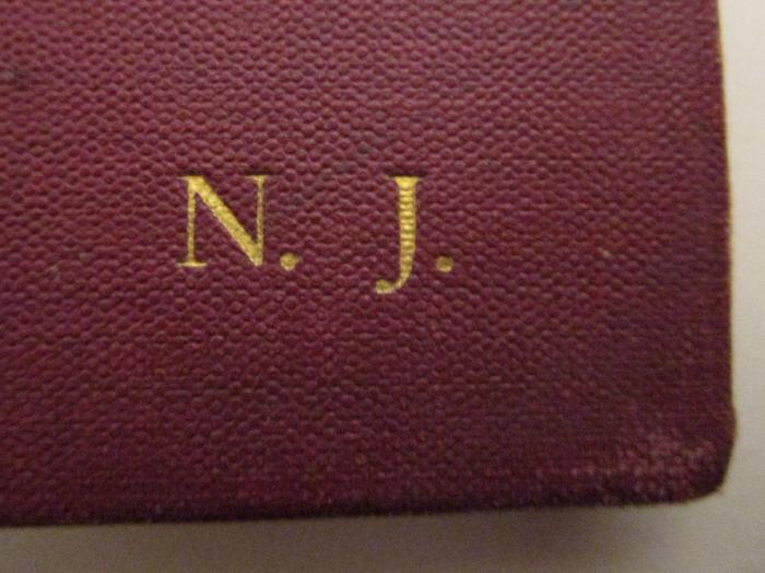  24 caprices : en forme d'études ; pour violon seul ; dans les 24 tons de la gamme  (o.J.);- (Jenny, Nadine), Prägung: Initiale; 'N. J.'.  (Prototyp)