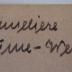 - (Beume-Werner, Anneliese), Von Hand: Autogramm, Name; 'Anneliese
Beume-Werner'. 