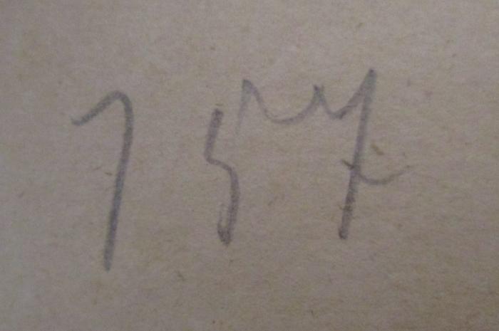 G46 / 4020 (Bergungsstelle 157, Bibliothek aus Berlin-Steglitz, Geranienstraße), Von Hand: Nummer; '157'.  (Prototyp); Die Gedichte Walthers von der Vogelweide (1864)