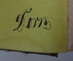 - (Dorn, [?]), Von Hand: Autogramm, Name; 'Dorn'. 