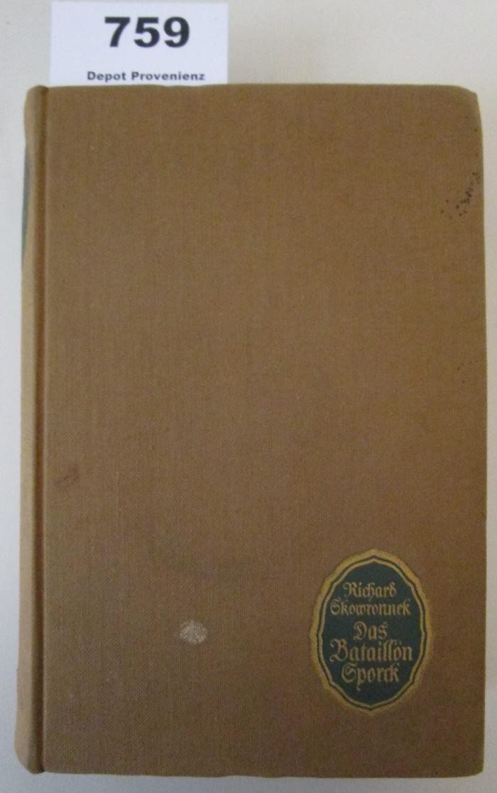 Das Batallion Sporck (1912)