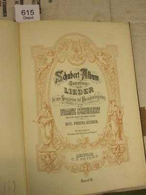  Schubert-Album : Sammlung der Lieder für eine Singstimme mit Pianofortebegleitung (o.J.)