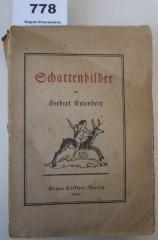  Schattenbilder : Eine Fibel für Kulturbedürftige in Deutschland (1910)