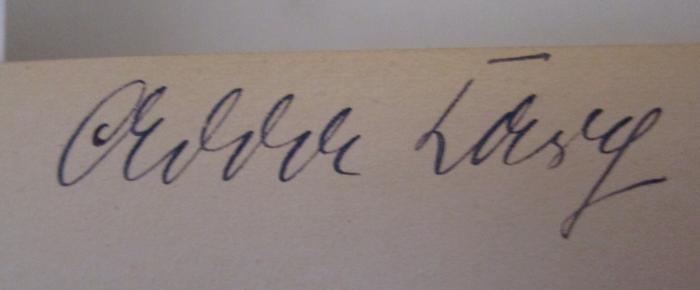  Der Cicerone : Eine Anleitung zum Genuss der Kunstwerke Italiens : II.: Mittelalter und neuere Zeit : I. und II.  Abschnitt: Architektur und Sculptur (1901);- (Carg, Adda), Von Hand: Autogramm, Name; 'Adda Carg'. 