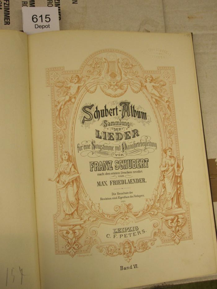  Schubert-Album : Sammlung der Lieder für eine Singstimme mit Pianofortebegleitung (o.J.)