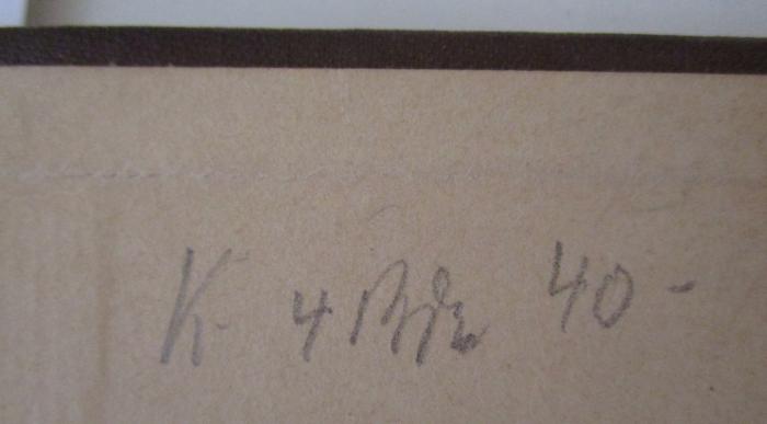  Der Cicerone : Eine Anleitung zum Genuss der Kunstwerke Italiens : Erster Theil: Antike Kunst (1900);- (unbekannt), Von Hand: Preis; 'K 4 R[.] 40 -'. 