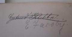 - (Jacoby, E.), Von Hand: Autogramm, Name; 'E. Jacoby'. 