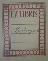 - (Bürgel, Fritz), Von Hand: Autogramm, Name; 'Bürgel'. 