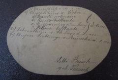 - (Bruck, Lilli), Etikett: Name, Autogramm, Notiz; '1.)[...] [?] 2.) Compositiones v. Weber (à. 4. m.) à) Grande polonaise b) Rondo brillante c) Aufforderung zum Tanz d) Polonaise brillante 3.) Salonlieblinge v. Ch. Voss à 2. m. 4.) Unsere Lieblinge v. Reinecke à 2. m. 

Lilli Bruck geb. Kremski'. 