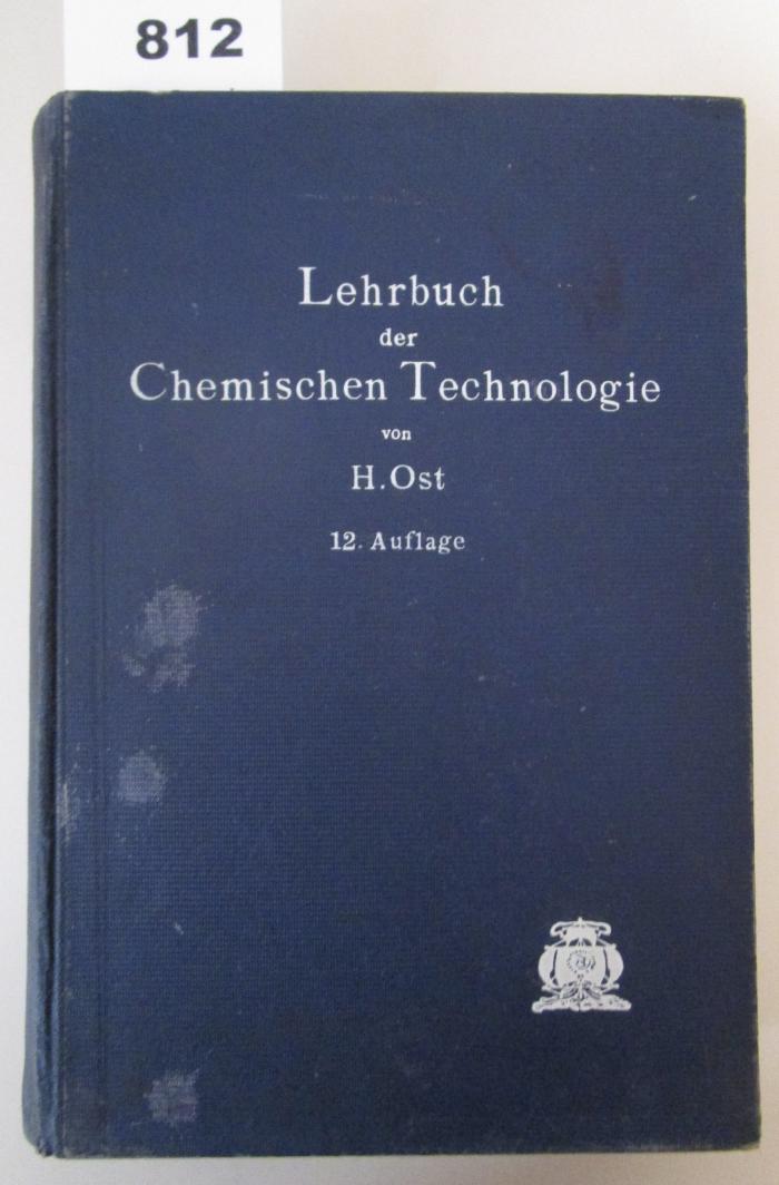  Lehrbuch der Chemischen Technologie (1922)