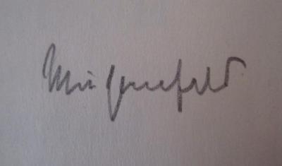 - (Michenfeld[?], [?]), Von Hand: Autogramm, Name; 'Michenfeld[?]'.  (Prototyp); Jahrbuch der deutschen Volksbüchereien : 1928 (1929)