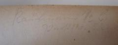 - (Kaufmann[?], [?]), Von Hand: Autogramm, Ortsangabe, Name; 'Kaufmann [...] 
Pankstr. 53'. 