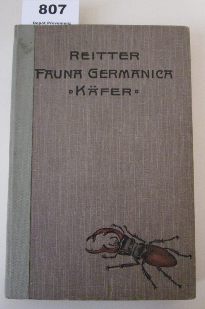 Kg 411 4 3.Ex.: Fauna Germanica : Die Käfer des Deutschen Reiches. IV. Band (1912)
