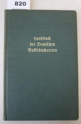  Handbuch der deutschen Volksbüchereien (1935)