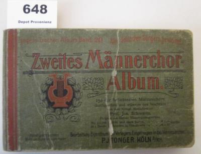  2. Männerchor-Album : 150 leichte Männerchöre (o.J.)