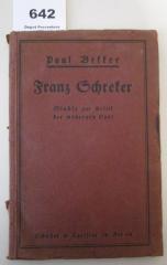  Franz Schreker : Studie zur Kritik der modernen Oper (1919)