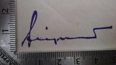 - (Siegmund, [?]), Stempel: Name, Autogramm; 'Siegmund'.  (Prototyp)