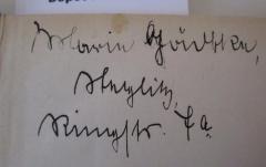 - (Gädtke, Maria), Von Hand: Autogramm, Ortsangabe, Name; 'Maria Gädtke
Steglitz
Ringstr. 7 a'. 