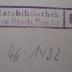  Teil-Katalog II der Karl Alexander-Biblitohek Eisenach : Abteilung: Wartburg-Bibliothek (1910)