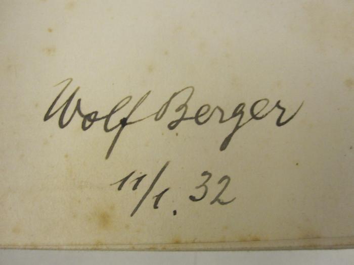  Havelland. Die Landschaft um Spandau, Potsdam, Brandenburg;- (Berger, Wolf), Von Hand: Autogramm; 'Wolf Berger 11/1.32'. 