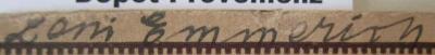  Die lustigen Weiber von Windsor : Komisch-phantastische Oper in drei Aufzügen (o.J.);- (Emmerich, Leni), Von Hand: Autogramm, Name; 'Leni Emmerich'. 