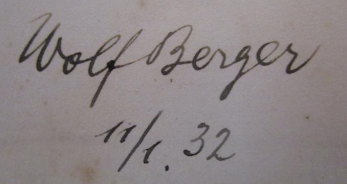  Havelland : Die Landschaft um Spandau, Potsdam, Brandenburg (o.J.);- (Berger, Wolf), Von Hand: Autogramm, Name, Datum; 'Wolf Berger 11/1. 32'. 