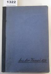  Aus der Heimat : Naturwissenschaftliche Monatsschrift. 46. Jg. (1933)