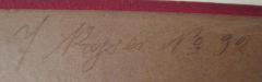 - (Kayser, J.[?]), Von Hand: Autogramm, Name, Exemplarnummer; 'J. Kayser No. 92'. 