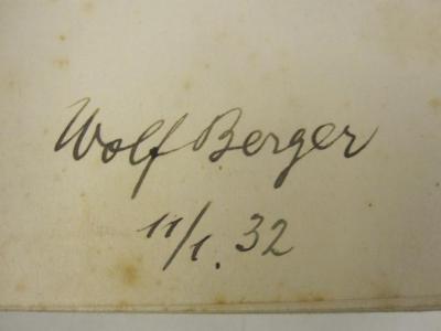  Havelland. Die Landschaft um Spandau, Potsdam, Brandenburg;- (Berger, Wolf), Von Hand: Autogramm; 'Wolf Berger 11/1.32'. 