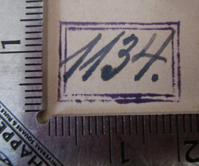  Aus der Heimat : Naturwissenschaftliche Monatsschrift. 46. Jg. (1933);- (Ross, Heinrich), Stempel: Nummer; '[1134.]'. 