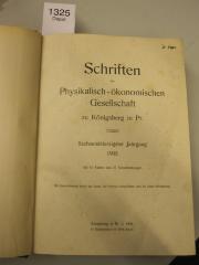  Schriften der Physikalisch-ökonomischen Gesellschaft zu Königsberg in Pr. (1906)