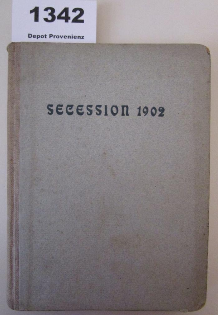 IV 3370: Katalog der fünften Kunstausstellung der Berliner Secession (1902)