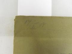 - (Ende, H.), Von Hand: Datum; '14/XI.14'. 