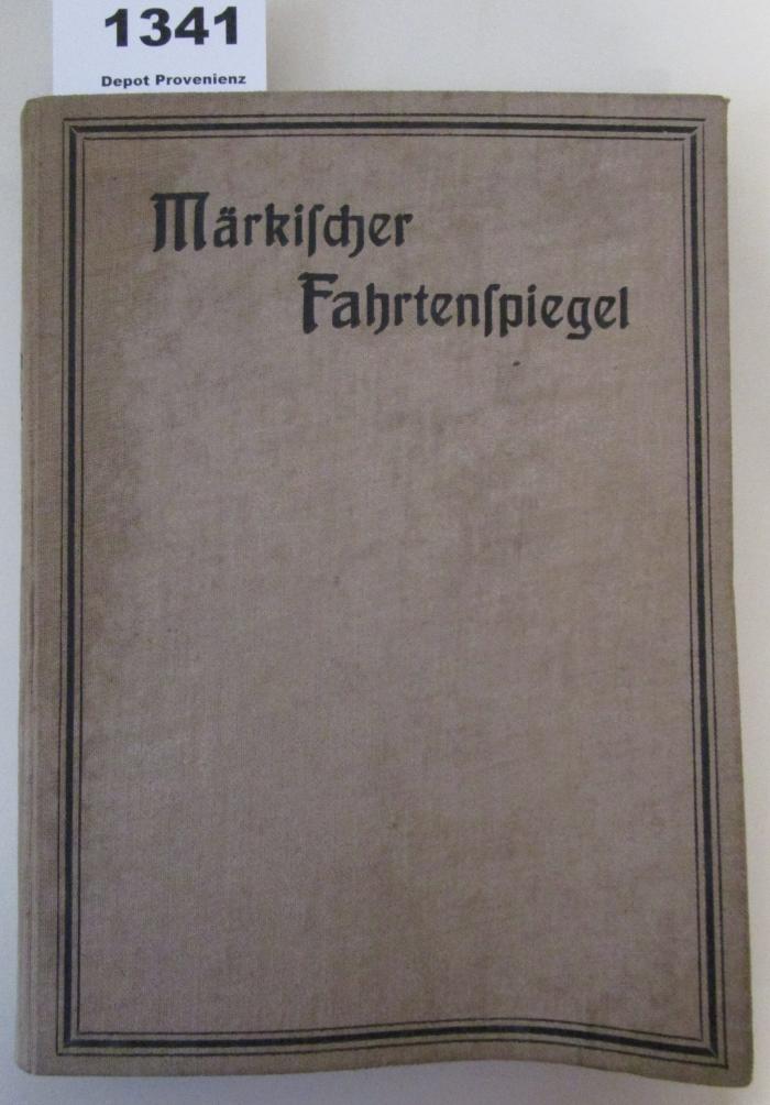  Märkischer Fahrtenspiegel : Gaublatt der Brandenburgischen Wandervögel (1915-16)