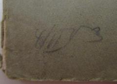 - (Ende, Hans), Von Hand: Datum; '4/IV. 13'. 