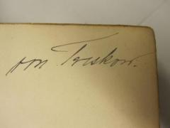 - (Treskow, Familie), Von Hand: Autogramm, Name; 'von Treskow.'. 