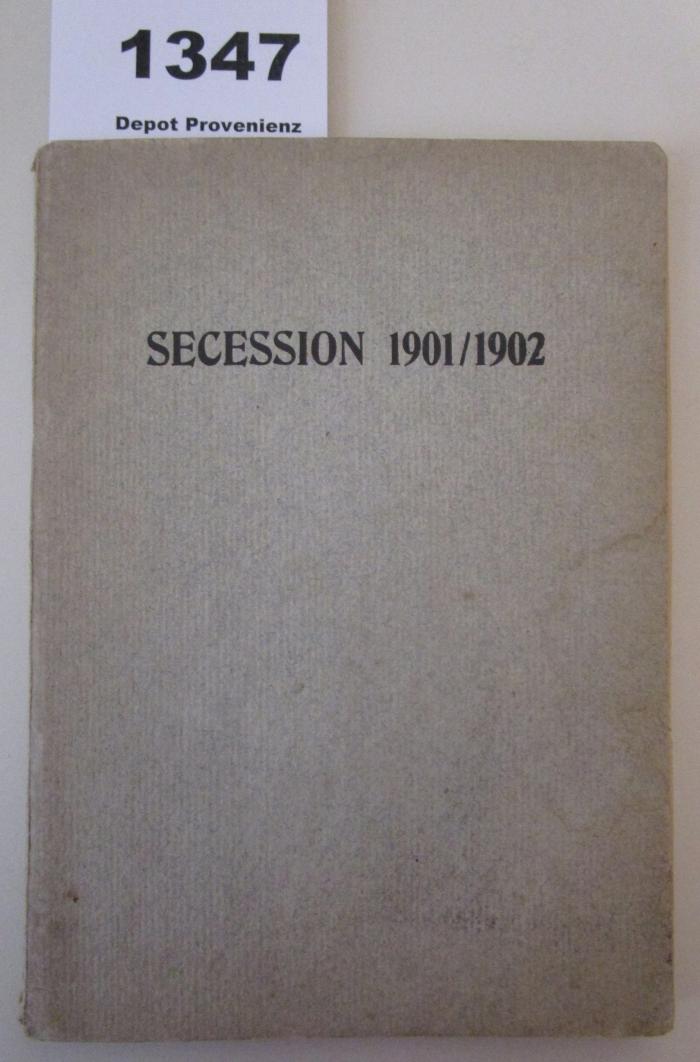 IV 3370: Katalog der vierten Kunstausstellung der Berliner Secession. Zeichnende Künste. (1901)