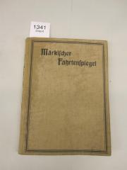  Märkischer Fahrtenspiegel. Gaublatt der brandenburgischen Wandervögel (1916)