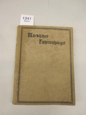  Märkischer Fahrtenspiegel. Gaublatt der brandenburgischen Wandervögel (1916)