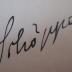 - (Schöppa, Wilhelm), Von Hand: Autogramm, Name; 'Schöppa'.  (Prototyp)