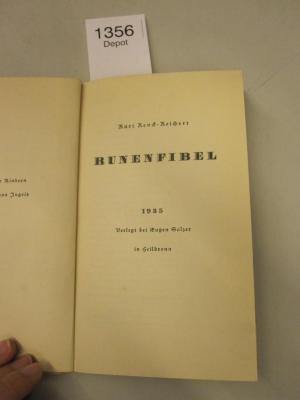  Runenfibel (1935)