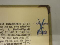 - (Roland, Verein zur Förderung der Stamm-, Wappen- und Siegelkunde), Stempel: Name; 'Bücherei des Roland'.  (Prototyp)
