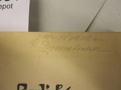 G42 / 686 (zur Nedden &amp; Pagenstecher, [?]), Von Hand: Autogramm, Name; 'zur Nedden
&amp; Pagenstecher'. 
