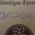 - (Marsch, G.), Von Hand: Autogramm, Name, Nummer; 'G. Marsch
O II'. 