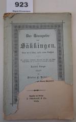  Der Trompeter von Säkkingen : Oper in 3 Akten, nebst einem Vorspiel (o.J.)