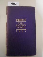  Jahrbuch : Paul Zsolnay Verlag (1927)