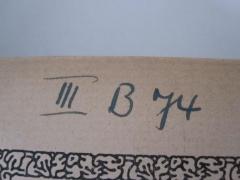 - (Phantom-Bibliothek), Von Hand: Signatur; '[XIV] [.] [###]'.  (Prototyp)