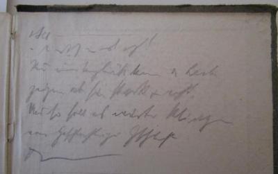- (Büchler, Hans), Von Hand: Annotation, Notiz. ; Männergesänge von verschiedenen Komponisten (1909)