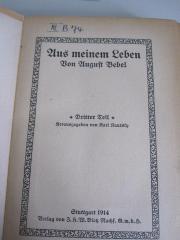 MB 283 : Aus meinem Leben (1914)