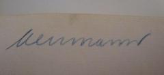 - (Neumann, [?]), Von Hand: Autogramm, Name; 'Neumann'. 